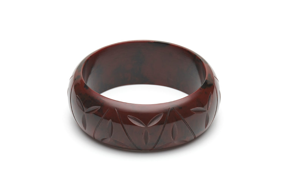 Fakelite wide duchess bangle in mouse