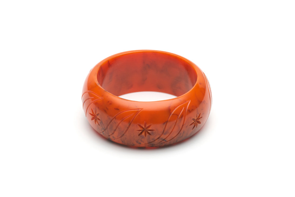 1940s style wide maiden bangle in fox