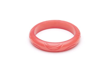 1950s Style Bangle in Tropical Punch Fakelite