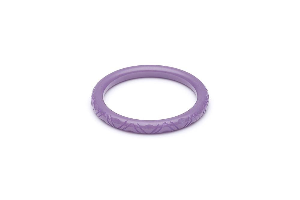 1940s Style Smaller Size Bangle in Amethyst Purple